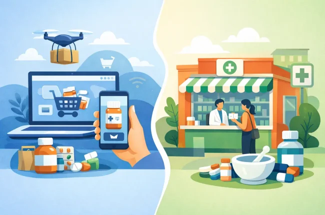 Online Pharmacy vs Local Pharmacy
